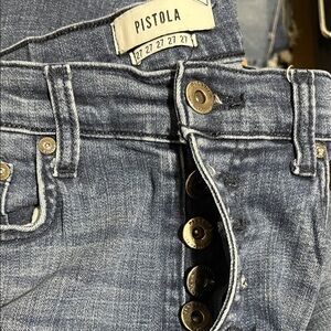 Pistola High Rise Blue Denim Jeans Size 27